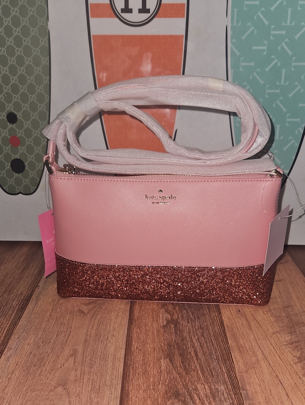 Kate Spade New York Flash Glitter Crossbody